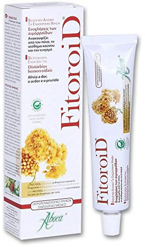 Fitoroid Ointment Tube 40ml Hemorrhoids Relief, Piles Pain Relief Healing Treatment by Aboca
