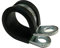 50 Pack || Rubber Lined Steel Strong P Clip Clips Hose Pipe Clamps Cable Wire (19mm)