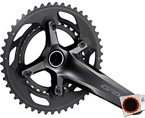 SHIMANO Kubelgarnitur GRX FC-RX600 2x11 175 mm 46-30 Zähne schwarz Fahrrad