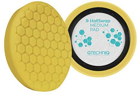 Gtechniq Hotswap Medium Pad zum Polieren von Booten, Yachten, Motorbooten und Jetskis, Nicht vibrierendes Schaumstoffpolster