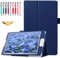 QYiD Funda para Lenovo Tab 7 Essential (TB-7304F, TB-7304I) / Lenovo Tab 7 (TB-7504F, TB-7504X), delgada, de piel sintética, con función atril para Lenovo Tab 7 Essential/Lenovo Tab 7, color azul