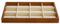 Oirlv Massivholz 12 Gitter Schmucktabletts Stapelbar Schmuckschublade Armband/Uhren Vitrine Display Aufbewahrung(Cremeweiß)