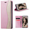 Casecond Coque pour Huawei P20 Lite Housse en Cuir avec Magnetique Etui RFID Blocage Protection Pochette Porte Cartes Portefeuille Mince Wallet Case pour Femmes et Hommes - Or Rose et Or