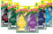 Arbre Magique Mono, parfumeur de voiture, 1 assortiment (sport + pin + vanille + lavande + voiture neuve + eau fraiche) durée jusqu'à 7 semaines, fabriqué en Italie, lot de 6 pièces