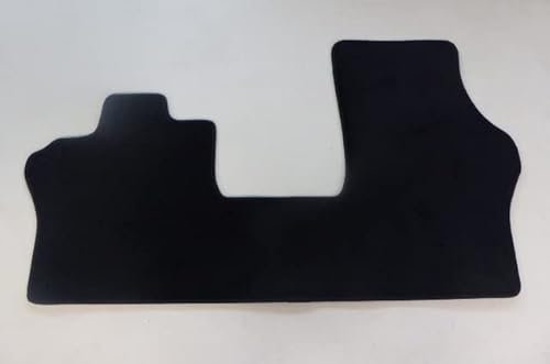 autix Fußmatte Teppich feiner Dicker Velour 1-TLG schwarz passend für VW ID Buzz Cargo
