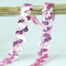 12 Meter 18mm Glitzer Pailletten Spitzenband Paillettenband Spitzenborte Geflochten Dekoband Zierband Borten Bänder Pailletten Bänder Trim Bortenband für DIY Nähen Kostüme Handwerk Deko,Pink Lila