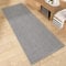 Color G Badteppich rutschfest Waschbar 40 x 150 cm, Weich Chenille Badezimmerteppich Super Saugfähig Badematte rutschfest Maschinenwaschbar Badvorleger für Dusche, Badezimmer, Badewanne, Küche - Grau