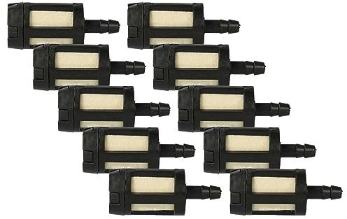 vhbw 10x Kraftstofffilter Ersatz für McCulloch 9182-310001, 216985 für Gartengeräte z.B. Motorsäge Motorsense