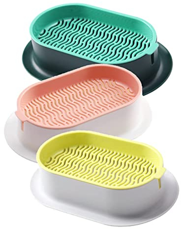 3pcs Household Practical Grass Trays Plastic Dogs Wheatgrass Pets Other Hydroponic Outdoor Container Propagation or Convenient for Indoor Cat Free Germination Catnip Bean Tray/36 ( Color : As Shown ,