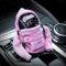 Shkalacar Auto Schaltknauf Abdeckung, Schaltknauf Hoodie mit Kapuze, Niedliche und Warme Schaltmanschette, Geeignet für Schalthebel mit runden Köpfen (Rosa)