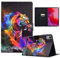 LSPCASA Carcasa para Lenovo Tab M11 11.0 Pulgadas Funda Tablet Lenovo M11 con Ranuras para Tarjetas Funda Tablet 11 Pulgadas con Cierre Magnético Tigre de Color