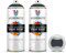 Veronite® Anthracite Grey Spray Paint 400 ml | Double Pack | Multi-Purpose | Wood, Metal, Plastic, Primer, Radiator, Furniture, Auto, Fabric | Excellent Coverage & Adhesion | RAL 7016