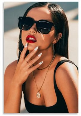 Becky G 4 Musikposter, Albumcover, Poster, Bandposter, Retro-Poster, Schlafzimmer, Musikposter, Rapper-Poster, Wandkunst, Leinwandposter, Raumdekoration, ästhetische Poster, Druck, Dekoration, Poster,