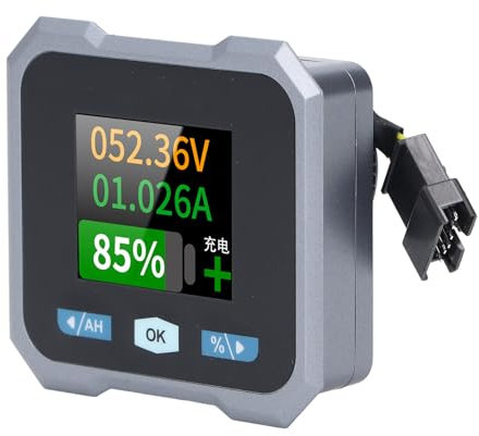 Vielseitiger Batteriemonitor, LCD-Display, Mobile -Überwachung für Wohnmobile, Autos, Boote, BL110F