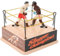 Uhrwerk-Boxspielzeug, Vintage-Kollektion, Aufziehbares Boxspielzeug, Nostalgisches Thema, Boxring, Blechspielzeug, Dekorativ für Zuhause, Kaffeebar, Dekoration