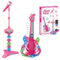 Kids Guitar and Microphone Set | Children’s Guitar and Microphone with Stand | Kids Electric Guitar and Microphone Combo, Toy Guitar and Microphone Set for Kids, Music Set for Kids with Stand