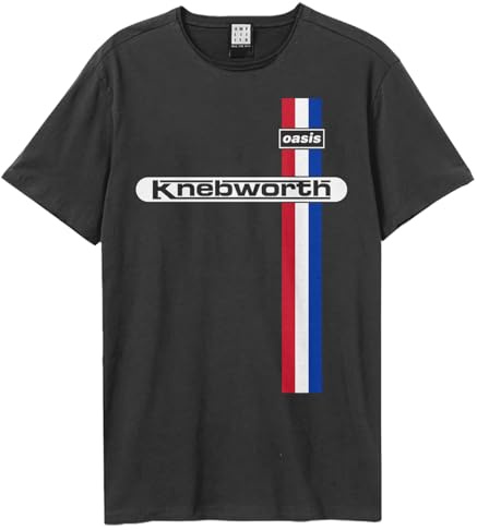 Amplified Unisex Adult Knebworth Oasis T-Shirt (L) (Charcoal)