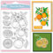 GLOBLELAND Orangefarbene Transparente Silikon Stempel Siegel Grußworte Transparente Stempel Für DIY Scrapbooking Karten Erstellen von Fotoalben Und Tagebüchern