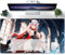 Fille sexy d'anime Aesthetic Tapis de souris gamer XXL 800x300 Grand Tapis de Bureau Lavable Tapis de Bureau pour Ordinateur Portable, Tapis de Souris avec Base en Caoutchouc antidérapante