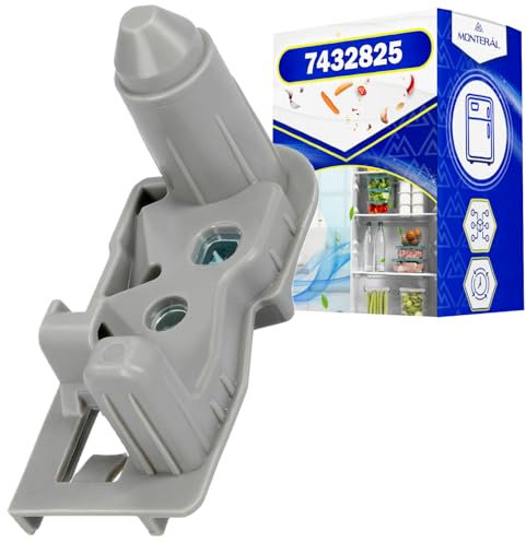Soporte Bisagra Izquierda para Puerta Nevera y Congelador con Código Original 7432825 9096404 para Liebherr - Garantía de 10 Años - MONTERAL