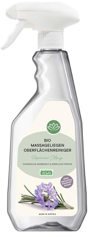 Eliah Sahil - Organic-Bio Massage Tische Oberflächenreiniger/massage tabel surface cleaner/Mint/Rosmarin (500 ml)