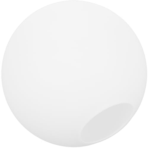 VICASKY Glaskugellampenschirm Ersatzglas 20cm Durchmesser mit 7cm Öffnung Mattierter Milchglas Lampenschirm für und Schlafzimmer Lampenschirmabdeckung für Beleuchtungskörper