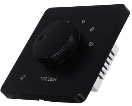 FRCOLOR Volume Control Panel Adjustable Knob for Speaker Selector Switch Sound Adjustment in Indoor Environments