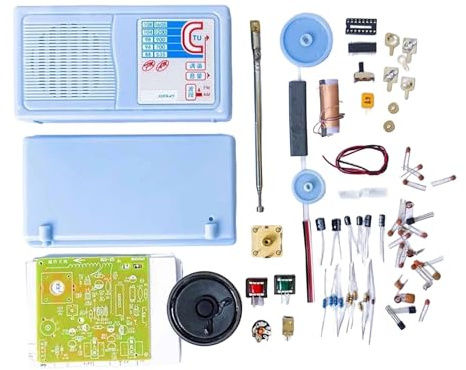 Ronyme DIY Radio Kit,Radio Assemble Set,Practical,Teaching Professional Electronic Soldering Project Practice for Electronics Lovers