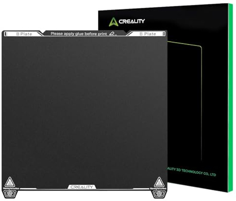 Offiziell Creality K1 Max Bauplatte 315x310mm Epoxidharzbeschichtung Federstahl Magnetbettplatte für K1 Max Creality 3D-Drucker Bauplatte für K1 Max & K2 Pro & Ender 3 V3 Plus (ohne Magnetplatte)