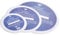 Clairefontaine 34174C Leinwand (3 mm, rund 40 cm Durchmesser, ideal für Nasstechniken, praktisch und einfach zu verwenden) weiß