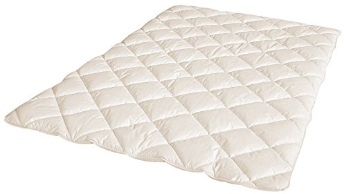 Öko Planet Wildseide Sommerbettdecke 155x220 cm, Seide Füllung, leichte Seidendecke für den Sommer