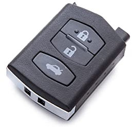 Automobile Locksmith 3 button remote smart key case/shell for Mazda