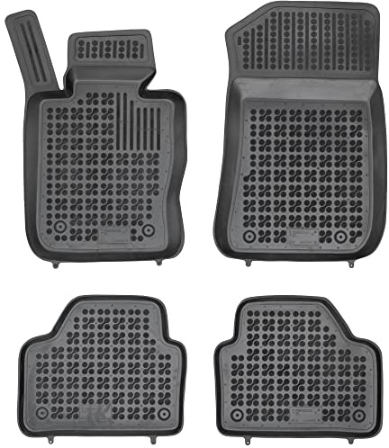 REZAW PLAST 200712 Fußmatten Set Gummimatten Vorne und Hinten Matten schwarz Kompatibel mit BMW X1 E84