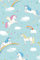 1 Rolle Einhorn Geschenkpapier 70cm x 2m