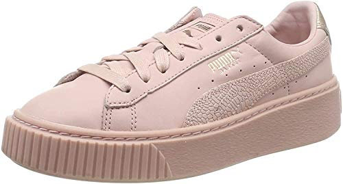 Puma Basket PlatforMphoria RG, Scarpe da Ginnastica Basse Donna, Rosa (Rosa/rosé Gold Rosa/rosé Gold), 38 EU