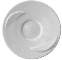 DELISSEA sous-Tasses - Coffret Premium de 2 sous-Tasses en Porcelaine Extra Blanche
