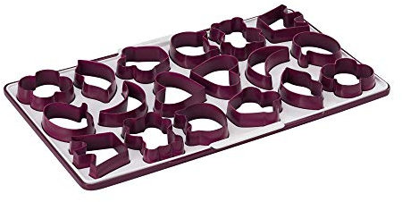 Metaltex 25912610080 - Stampo per 18 tagliapatate, colore: Fucsia