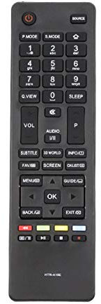ALLIMITY HTR-A18E Télécommande remplacée pour Haier LED LCD TV HTR-A18E HTR-A18EA HTR-A18EN