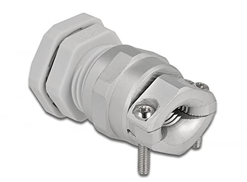 Delock Racor de Cable PG11 con Alivio de tensión y protección biprotección, Color Gris