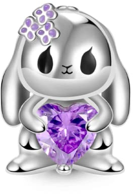 GNOCE Sternbild umarmt Herz Edelstein Charm Bead 925 Sterling Silber Baumelnde Charms für Mädchen Frau Tochter passende Schlangenketten-Armbänder/Halskette