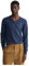GANT Men's Classic Cotton V-Neck Sweater, Dark Denim Blue Melange, XXXL