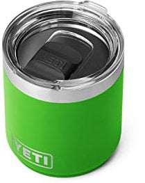 Yeti Rambler 10 oz Stackable Lowball 2.0, Vacuum Insulated, Stainless Steel with MagSlider Lid, Canopy Green