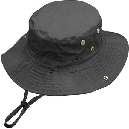 Buschhut Boonie Hat für Herren Damen, Camouflage Dschungel Hut Bucket Hat Sonnenschutz Outdoor Hut, Military UV Schutz Sonnenhut Fischerhut Gartenhut