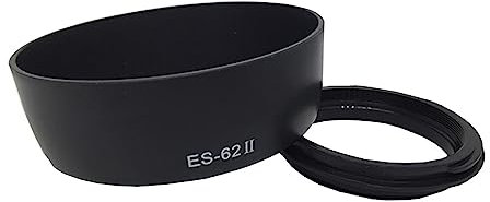 Die Gegenlichtblende ES-62 ist for Canon 50 mm 1,8 II Gegenlichtblende 50 1,8 der zweiten Generation mit zweistufiger Wendeschnalle geeignet
