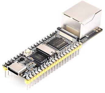 Waveshare Luck-Fox Pico Plus with Pre-soldered Header RV1103 Linux Micro Development Board Integrates Arm Cortex-A7/RISC-V MCU/NPU/ISP Processors with Ethernet Port