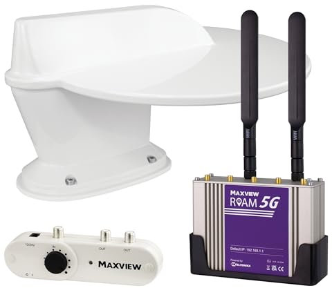 COMBO/60 Roam 5G Combo Omnidirectional Mobile WiFi & TV Antenna Kit WHITE