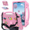 AKABEILA Funda Compatible con Tablet Lenovo Tab M10 TB-X505F TB-X605F/Tab P10-X705F/L Bonita Funda Protectora a Prueba de Golpes con Correa para el Hombro y Soporte