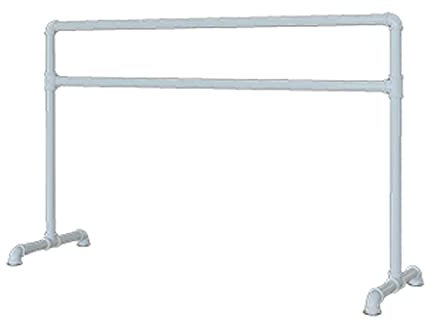 JDSHFEN Doppelte Ballettstange, bewegliche, anhebbare Doppel-Ballettstange, tragbar für zu Hause, höhenverstellbare Ballettstangen für Kinder und Erwachsene