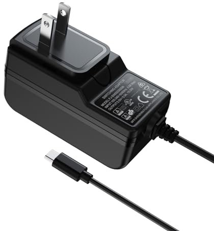 MeLE Fuente de alimentación de 5 V/3 A adaptador de CC a CA con puerto USB-C y enchufes estándar UL UK GS SAA, mini cargador de computadora de escritorio para MeLE PC Stick PCG02 (no para PCG02 Pro)