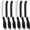 TQRR Cepillo de Cerdas Duras para Limpieza de Grietas, Cepillo para Lechada, Herramientas de Limpieza para Inodoro, Baño, Hogar, Bañera, Fregadero, Hogar, Ventana (6, Negro)